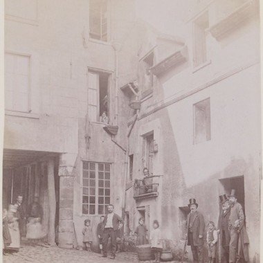 Henri Daudet, Cour, rue Marcadet 110, 1890